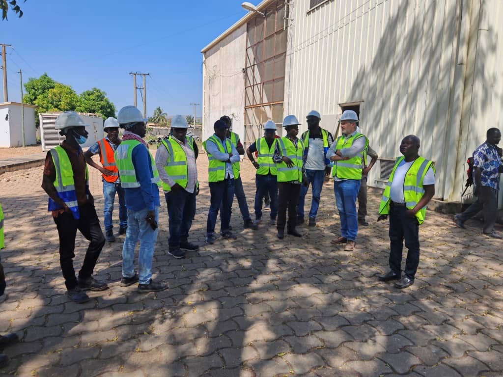 Visite du directeur AFD sur les sites du PERECUT dans la région de la Kara